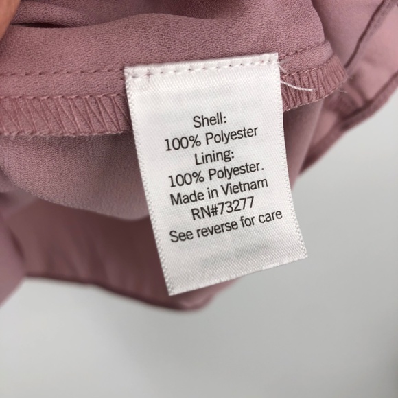 Nine West Womens Tank Top Blouse Size XXL Pink Softshell V Neck Lightweight NWT - Picture 6 of 11